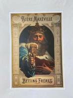 Bière Maxeville, Ophalen of Verzenden, Zo goed als nieuw, Reclamebord, Plaat of Schild