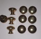 Messing deur / meubel knopje ø 3cm 72 gram p/st, Doe-het-zelf en Verbouw, Hang- en Sluitwerk, Ophalen of Verzenden, Zo goed als nieuw