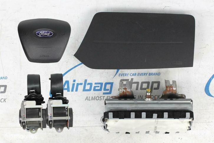Airbag set – Paneel zwart Ford Transit (2015-heden), Auto-onderdelen, Dashboard en Schakelaars, Gebruikt, Ophalen of Verzenden