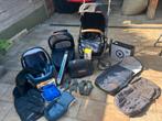 Kinderwagen, buggy en maxicosi met diverse toebehoren, Ophalen, Gebruikt, Verstelbare duwstang, Combiwagen