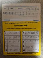 10 rittenkaart NV Verenigd Streekvervoer Westnederland, Verzamelen, Spoorwegen en Tramwegen, Ophalen of Verzenden, Zo goed als nieuw