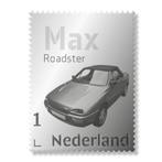 8302 – Nederland – Zilveren postzegel – Max Roadster, Postzegels en Munten, Postzegels | Nederland, Verzenden, Na 1940, Postfris