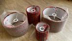 Kleurige set lampenkappen, Huis en Inrichting, Overige kleuren, 25 tot 50 cm, Rond, Nieuw