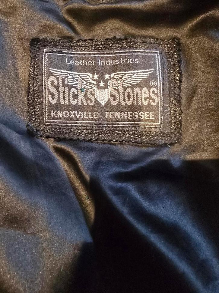 Lange leren jas - Western stijl, Kleding | Heren, Jassen | Winter, Gedragen, Maat 46 (S) of kleiner, Zwart, Ophalen