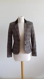 Ruit blazer, H&M, Bruin, Ophalen of Verzenden, Zo goed als nieuw