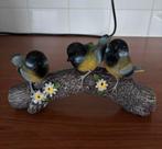 Leuke vogeldecoratie, 3 koolmeesjes op stam van poly-sterin., Ophalen, Dier