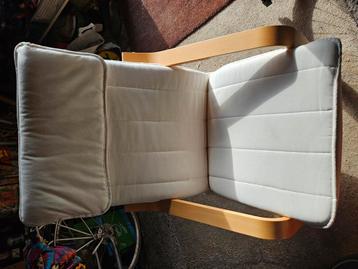 GRATIS IKEA Paong blank hout eventueel met kleurige hoes  beschikbaar voor biedingen