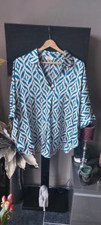 Blouse/Tuniek Lady Lol. Blauw/beige., Lady Lol, Blauw, Maat 42/44 (L), Nieuw