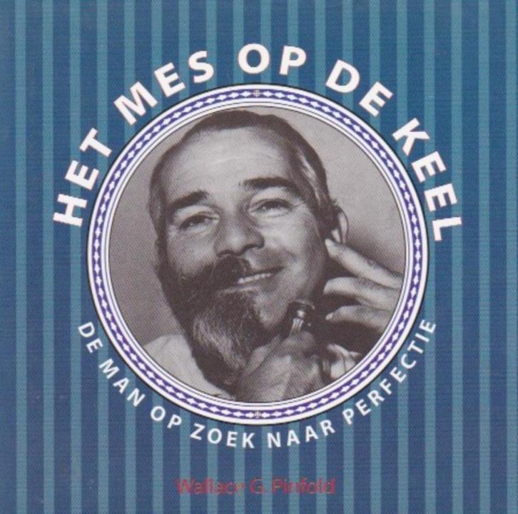 W.G. Pinfold - Het mes op de keel - geschiedenis scheermes, Boeken, Overige Boeken, Zo goed als nieuw, Ophalen of Verzenden