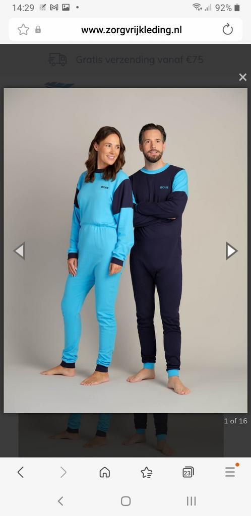 Plukpak, hansop, dementie, slaappak, pyjama voor ouderen, Kleding | Dames, Pyjama's, Nieuw, Maat 46/48 (XL) of groter, Ophalen of Verzenden