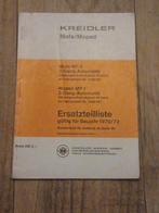 KREIDLER Ersatzteilliste MF 4 , MP 1 Baujahr 1972 Orgineel, Verzenden, Gebruikt
