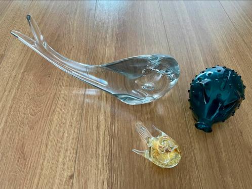 3 vintage Scandinavische glazen dieren, Antiek en Kunst, Kunst | Designobjecten, Ophalen