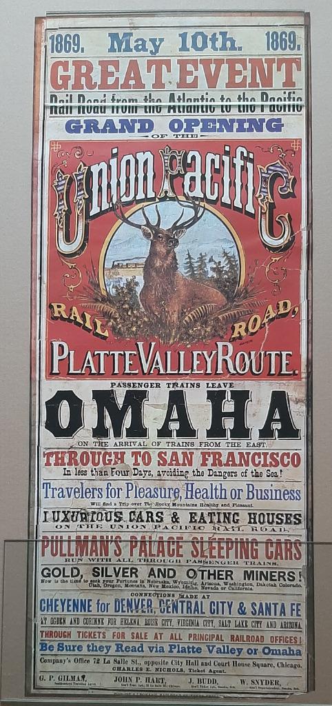 Union Pacific Railroad – 1869, Verzamelen, Spoorwegen en Tramwegen, Zo goed als nieuw, Trein, Overige typen, Ophalen of Verzenden