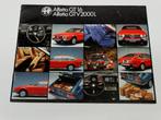 Alfa Romeo Alfetta GT GTV 2000 L oude folder brochure, Ophalen of Verzenden, Zo goed als nieuw, Alfa Romeo