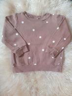 H&m sweater 98 truin bruin met witte stippen, Ophalen of Verzenden, Gebruikt, Meisje, Trui of Vest