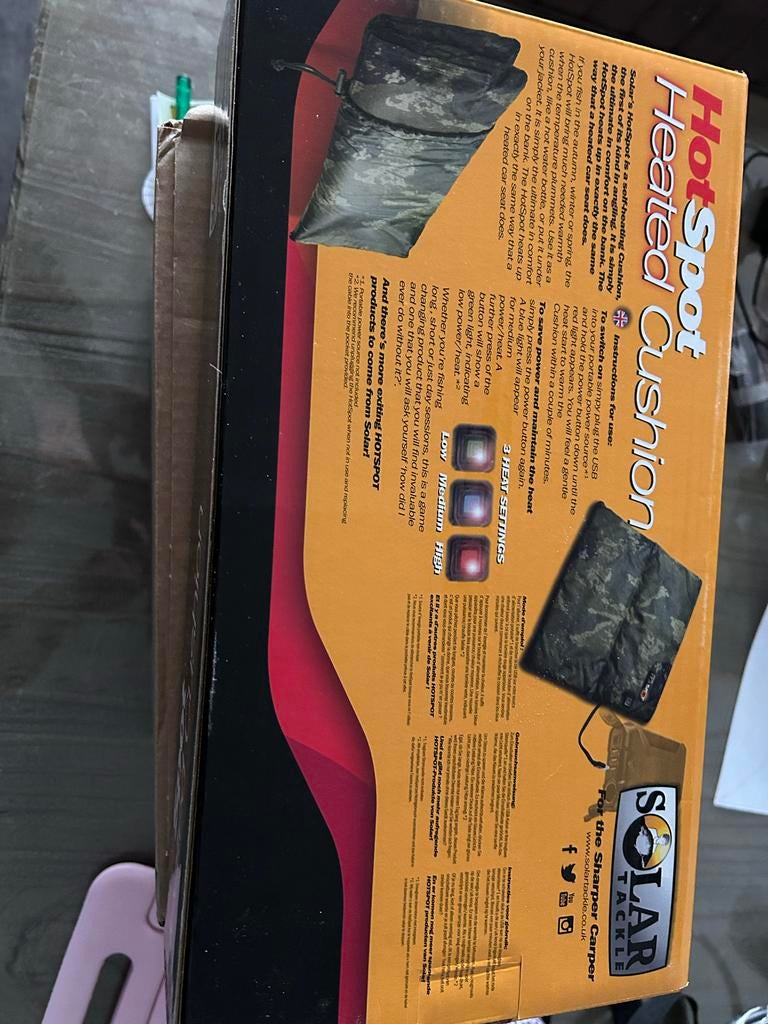 Solar Warmtekussen - Nieuw, Watersport en Boten, Hengelsport | Karpervissen, Nieuw, Overige typen, Ophalen