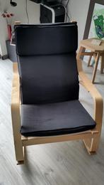 schommelstoel, Huis en Inrichting, Stoelen, Ophalen, Hout, Gebruikt, Zwart