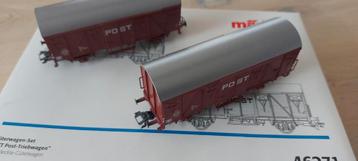 2 dlg Märklin NS/PTT wagenset artnr 46271 in ovp beschikbaar voor biedingen