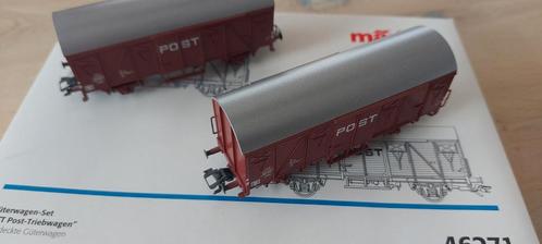 2 dlg Märklin NS/PTT wagenset artnr 46271 in ovp, Hobby en Vrije tijd, Modeltreinen | H0, Zo goed als nieuw, Wagon, Wisselstroom