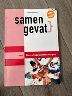 Samengevat Maatschappijwetenschappen vwo, Ophalen of Verzenden, Zo goed als nieuw, VWO, Nederlands