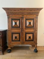 17e eeuws Hollandse kussenkast uit grachtenpand Amsterdam, Ophalen