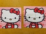 Set van 2 NIEUWE kussenhoezen HELLO KITTY, Huis en Inrichting, Ophalen of Verzenden, Nieuw, Roze, Vierkant