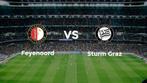 Feyenoord - Sturm Graz 3 kaarten OO - 2 naast elkaar 1 losse, Tickets en Kaartjes, Seizoenskaart, Eén persoon