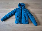 Mooie Superdry heren (jongens) winterjas Turquoise/blauw S, Ophalen of Verzenden, Zo goed als nieuw, Jack
