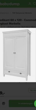 TWF Marbella Babykamer Set, Kast, 50 tot 70 cm, 105 cm of meer, Ophalen of Verzenden