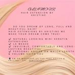 Hair extension 100% human hair, Diensten en Vakmensen, Komt aan huis, Hairextensions