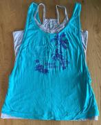 Z.G.A.N dubbellaags top blauw/grijs, Maat 38/40 (M), Blauw, Ophalen of Verzenden, Zo goed als nieuw