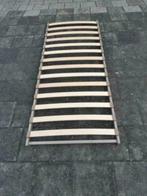1 bruine houten bedbodem met metalen frame (80 x 200), Ophalen, Gebruikt