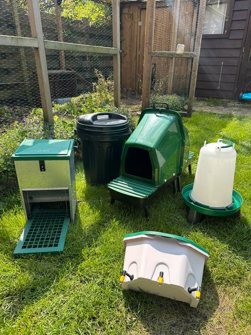 Kippen spullen, Dieren en Toebehoren, Pluimvee | Toebehoren, Zo goed als nieuw, Drinken en Voederen, Ophalen