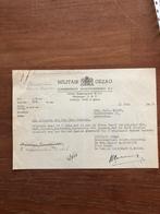 Amsterdam Juli 1945 4 documenten Militair Gezag. De firma, Ophalen of Verzenden, Overige onderwerpen, Tweede Wereldoorlog, Gelezen