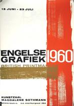 grote poster "Engelse Grafiek 1960", Kunstzaal M. Sothmann, Antiek en Kunst, Kunst | Litho's en Zeefdrukken, Ophalen