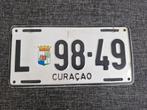Kentekenplaat Curacao nummerbord nummerplaat License Curaçao, Ophalen of Verzenden, Gebruikt, Auto's