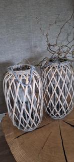 Decoratieve houten kaarsen standaard, Huis en Inrichting, Ophalen of Verzenden, Hout, Minder dan 25 cm