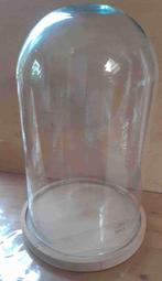 glazen stolp 35 cm hoog hand made, Huis en Inrichting, Ophalen, Nieuw