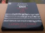 JS Bach~Die Kunst der Fuge~G.Leonhardt (cembalo)~2 LP, Cd's en Dvd's, Kamermuziek, Ophalen of Verzenden, Zo goed als nieuw, 12 inch