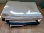 Matt Sleeps Topper hoes maat 180 bij 210, Ophalen, Zo goed als nieuw, Tweepersoons, Wit