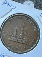 Nieuw-Brunswijk penny 1843, Ophalen of Verzenden, Noord-Amerika, Losse munt