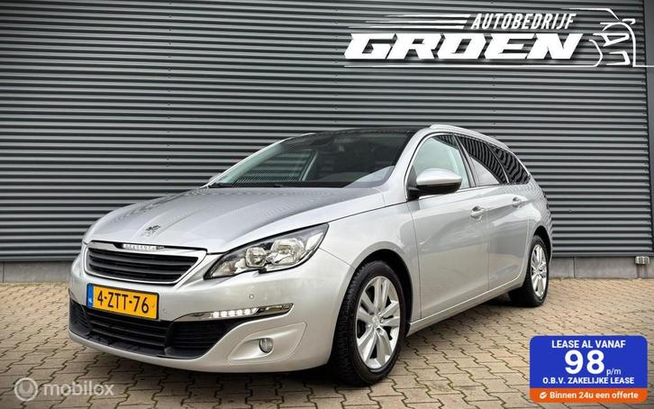 Peugeot 308 SW 1.2 PureTech Blue Lease Executive NAP, Auto's, Peugeot, Bedrijf, Te koop, ABS, Airbags, Airconditioning, Alarm