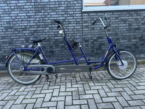 Elektrische Nijland Sunny tandem, Fietsen en Brommers, Fietsen | Tandems, Gebruikt, Minder dan 10 versnellingen, 55 cm of meer