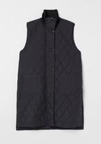 H&M sport lange zwarte bodywarmer xl, Kleding | Dames, Bodywarmers, Ophalen of Verzenden, Zo goed als nieuw, Maat 46/48 (XL) of groter