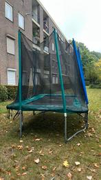 Trampoline met net en trapje, Kinderen en Baby's, Speelgoed | Buiten | Trampolines, Ophalen, Gebruikt