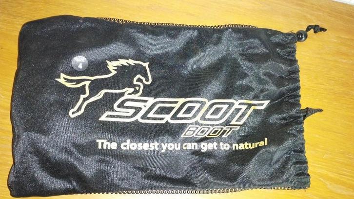 Scoot Boots, zwart, Dieren en Toebehoren, Paarden en Pony's | Overige Paardenspullen, Gebruikt, Recreatie, Ophalen of Verzenden