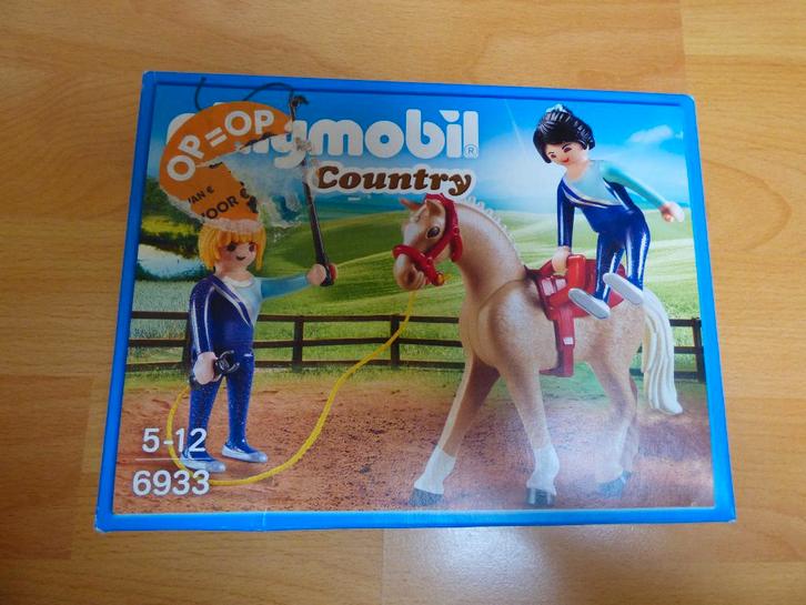 PLAYMOBIL Country Voltigeteam met paard - 6933 NIEUW!, Kinderen en Baby's, Speelgoed | Playmobil, Nieuw, Complete set, Ophalen of Verzenden