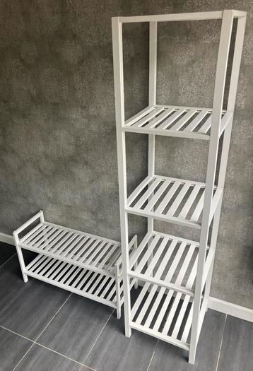 Opberg rek hoog en laag rek voor boxen handdoeken schoenen beschikbaar voor biedingen