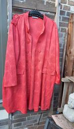 Magna blazer koraal met Bloemenreliëf 56-58, Kleding | Dames, Grote Maten, Ophalen of Verzenden, Roze, Jasje of Colbert, Magna