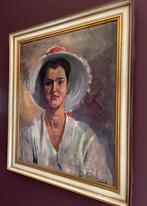 Portret schilderij Jos Lussenburg, Antiek en Kunst, Kunst | Schilderijen | Klassiek, Ophalen of Verzenden